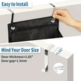 thumbnail image 4 of Izexuh 4 Tier Over the Door Shoe Organizer Hanging Storage Rack,Foldable Space Saving Rack for Shoes and Slippers in Dorm Entryway Closet, 4 of 4