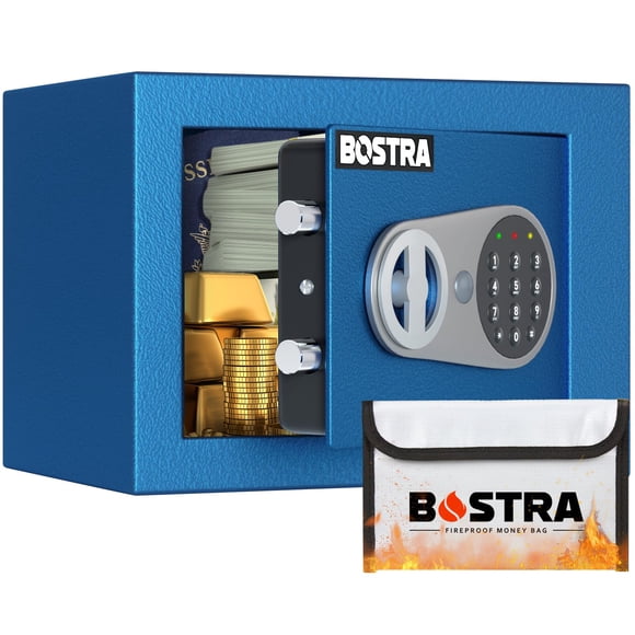 Caja fuerte Bostra Fireproof con sensor de luz y bolsa ignífuga