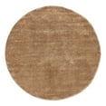 thumbnail image 3 of Unique Loom Solo Collection Area Rug - Calabasas (6' 1" Round Light Brown), 3 of 7