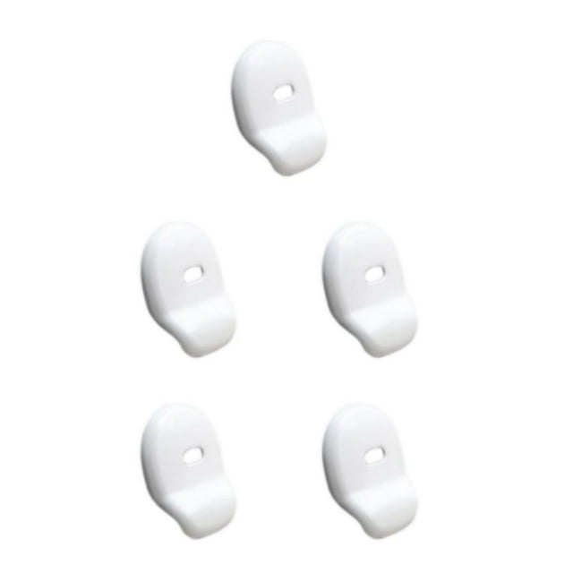 Transemion Easy To Install Car Outer Tailgate Handle Covers For Enhancement Durable And Long-Lasting Stylish moon white 5Set