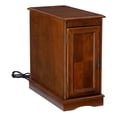 thumbnail image 1 of Pemberly Row 1 Door Transitional Wood End Table in Hazelnut Brown, 1 of 19