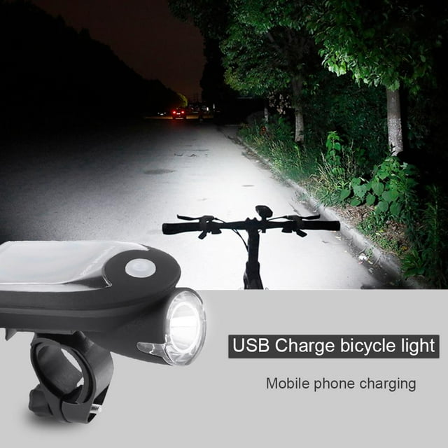 Juego de luces LED para bicicleta, 2 uds., recargables por USB, 1000LM, faro delantero para bicicleta MTB + luz trasera