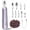 Purple, variant on Professional Manicure Pedicure Kit, Cordless Electric File Set, Rechargeable Pedicure Tools for , 5 Speeds Hand Foot Care Drill for Thick Toenail Cuticle Women Men Pets