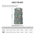 thumbnail image 4 of Rocae Foxes and Birds in Forest for Men's Basketball Jersey Lightweight and Breathable Athletic Tank Top,Quick-Drying Sports Jersey Large, 4 of 9