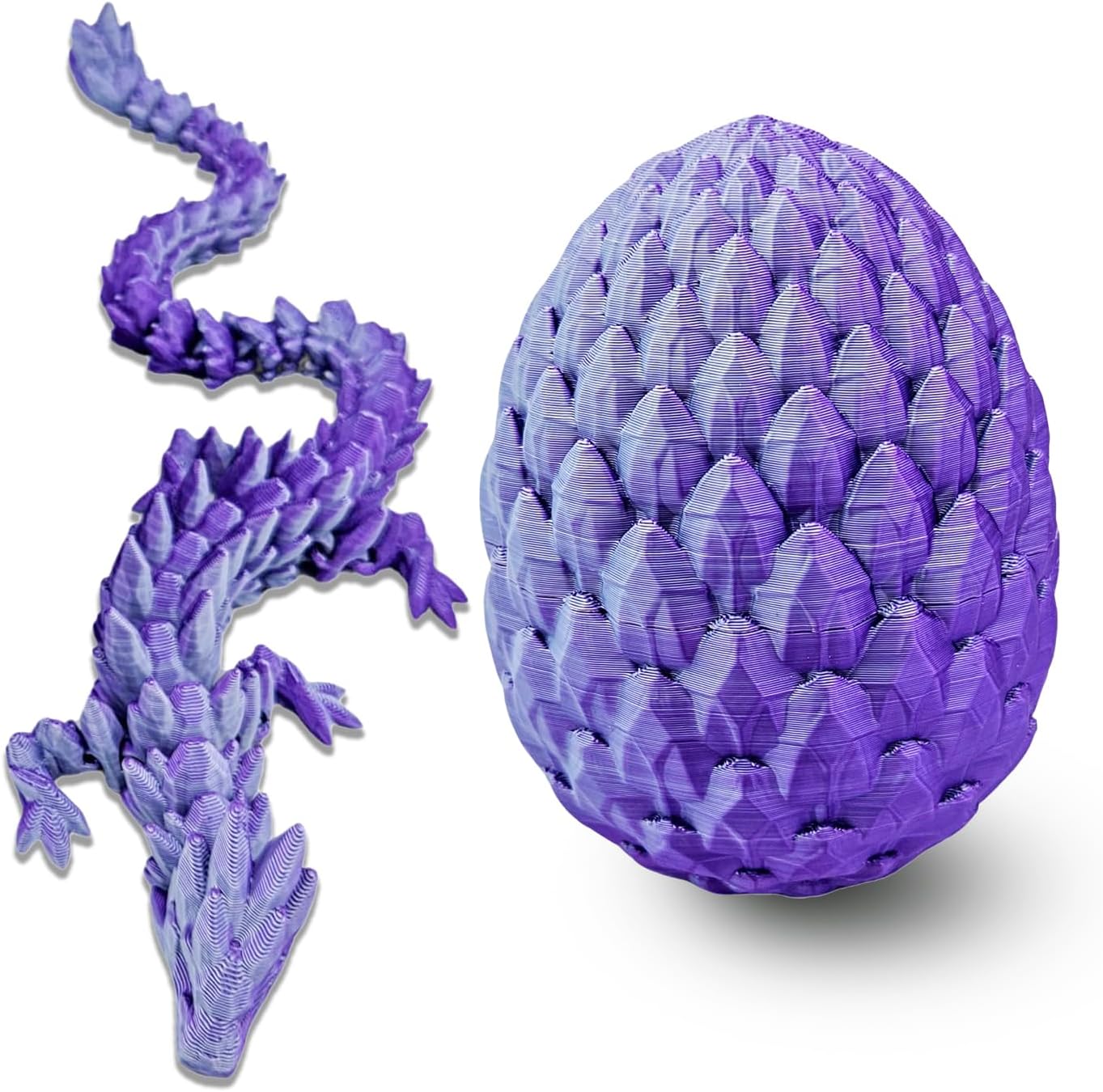 Home Office Desk Decor3D Printed Dragon Egg Crystal 3D Dragon Fidget Toys for Adult Articulated Dragon Egg Surprise Dragon Gifts