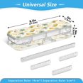 thumbnail image 3 of Plastic Pencil Box Large Capacity Pencil Boxes Clear Boxes with Snap-Tight Lid Stylish Office Supplies Storage Organizer Box Coconuts and Pineapples Pattern, 3 of 7