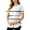White-2, variant on Gytharion Maternity Nursing Blouse for Women Round Neck Stripes Breastfeeding Tshirts Fashion Casual Short Sleeve Pregnancy Tops