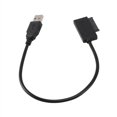 thumbnail image 2 of 3X USB 2.0 to Mini Sata II 7+6 13Pin Adapter Converter Cable for Laptop CD/DVD ROM Slimline Drive, 2 of 5