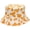 Orange Cow, variant on CoCopeaunts Cow Bucket Hat for Women Packable Double-Sided Wear Summer Cotton Men Fisherman Hat Beach Outdoor Sunshade Caps