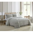 thumbnail image 4 of Beatrice Home Fashions Medallion Chenille, Queen, Gray, 4 of 5