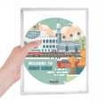 thumbnail image 1 of Wellcome to Hong Kong China Notebook Loose Diary Refillable Journal Stationery, 1 of 3