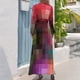thumbnail image 3 of Vestido largo con adornos pixelados ropa de mujer ropa de mujer novedades 2024 Ropa de mujer, 3 of 5