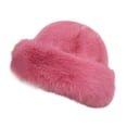 thumbnail image 2 of Gorro cosaco, gorro ruso, cómodo gorro Y2K, resistente al viento, cálido y abrigado. Rosa, 2 of 9