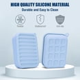 thumbnail image 5 of Superior Leak-Proof Silicone Travel Soap Case with Drainage Lid/Layer, Compact Bar Soap Container, Durable Soap Holder for Camping, Gym, and Travel Size Toiletries (Light-Blue), 5 of 7