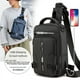 thumbnail image 3 of Bolso de pecho multifuncional para hombre, bolso de mensajero informal de moda, mochila pequeña impermeable, 3 of 6