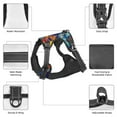 thumbnail image 6 of Picia Colorful Fall Leaves No-Pull Dog Harness Reflective Front Clip Vest with Handle,Step-in Air Dog Harness,Adjustable 2 Metal Rings 4 Buckles,Easy to Put on & Take Off, 6 of 9