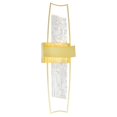 thumbnail image 1 of CWI Lighting Guadiana Satin Gold Integrated LED Wall Light Indoor Hardwired, 1 of 3