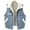 X-White, variant on Winter ! Denim Jacket Women Jean Jackets Women Plus Fleece Jackets Long-sleeve Slim-fits Jacket Blouse Coat