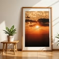 thumbnail image 6 of Blue Ridge Parkway Sunset 01 - Buena Vista Virginia Photography Oak Framed Wall Art Print 24 x 30 inches, 6 of 12