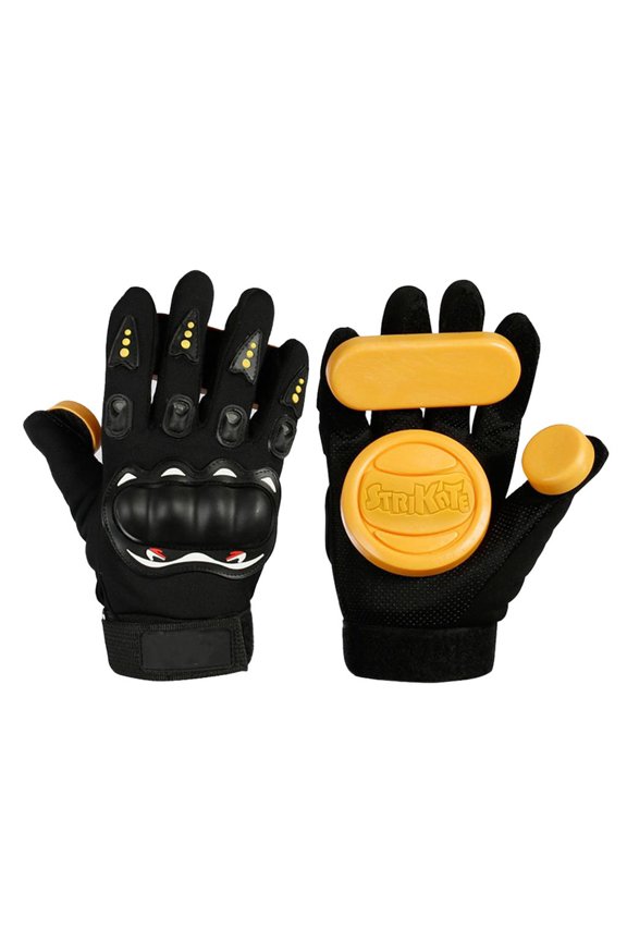 1 Pair 4.33inch Longboarding Gloves Armguard Slider Skating Gloves Downhill B