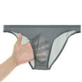 thumbnail image 2 of Men Low Waist Sexy Briefs Pouch Panties See Through Underwear Sheer Lingerie, 2 of 11
