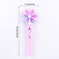 thumbnail image 2 of Light-Up Snowflake Wand Princess Magic Wand Toy with Sound and Flashing LED Lights Purple Electric Sensory Toy for Girls Birthday Party Favors, 2 of 5