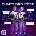 thumbnail image 4 of Disfraz de astronauta AEROSQUAD para niños con casco, traje espacial de la NASA, 4 of 9