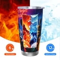 thumbnail image 5 of Saiise Five Nights At Freddy'S Print Tumbler 20 Oz Stainless Steel Vacuum Insulated with Straw Coffee Cup for Home,Office,Outdoor Works Great for Ice Drinks and Hot Beverage, 5 of 8