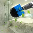 thumbnail image 1 of Brush Set, Medium Stiffness Scrubber Brush Kit 3pcs Durable Use  For Fiberglass Shower Rooms, 1 of 8