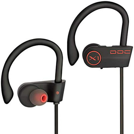 Bluetooth Headphones, Best Wireless Sports Earphones Mic Waterproof HD Sweatproof in Ear Earbuds for Gym Running Workout