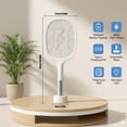 thumbnail image 2 of Electric Fly Swatter, Handheld Bug Zapper Racket for Outdoor & Indoor, Mosquito Zapper Racket Battery Powered Tennis Mosquito Rackets for Insect, 2 of 8