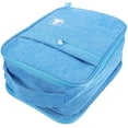thumbnail image 3 of Bolsa de viaje para zapatos, impermeable, antipolvo, organizador multifuncional para viajes (azul), 3 of 5