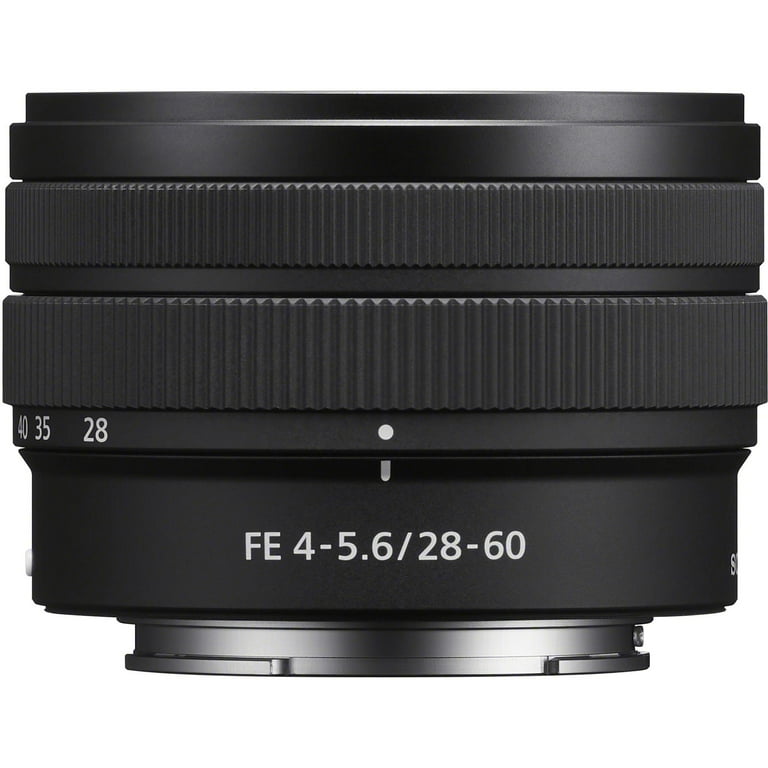 Sony FE 28-60mm f/4-5.6 Compact Zoom Mirrorless Lens - Walmart.com