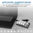 thumbnail image 4 of Keypad Macro Teclado compatible con Bluetooth Programable Mecánico Blanco, 4 of 9