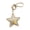 Gold, variant on Unique 3D Star Shaped PU Leather Bag Charm Keychain Pendant for Bag Decoration Key Accessory and Car Interior Decors