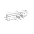 thumbnail image 7 of Pare 54'' Vintage Design Floating TV Stand / Wall Shelf Natural Oak Finish, 7 of 7