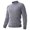 Light Gray, variant on Men's Textured Knit Pullover Sweater Mock Neck Long Sleeve Casual Top