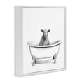 thumbnail image 3 of Stupell Industries Cottage Sheep in Bathtub Sketch White Framed Giclee Art, 12 x 12, by Victoria Borges, 3 of 8