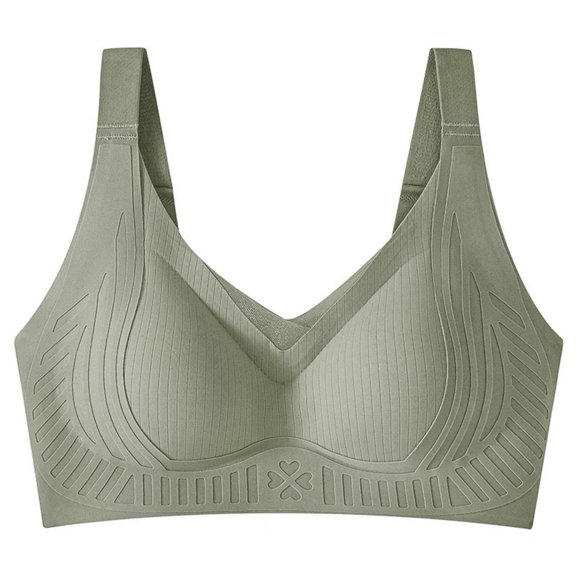 REORIAFEE Push up Bras for Women Wireless Plus Size Adjustable Straps No Underwire Bralette Comfortable Padded Bras M-3XL