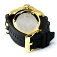 thumbnail image 5 of Invicta Men's 6992 Pro Diver Quartz Black Silicone With Gold-Toned Stainless Steel Band GMT Red, Gold Dial Watch, 5 of 11