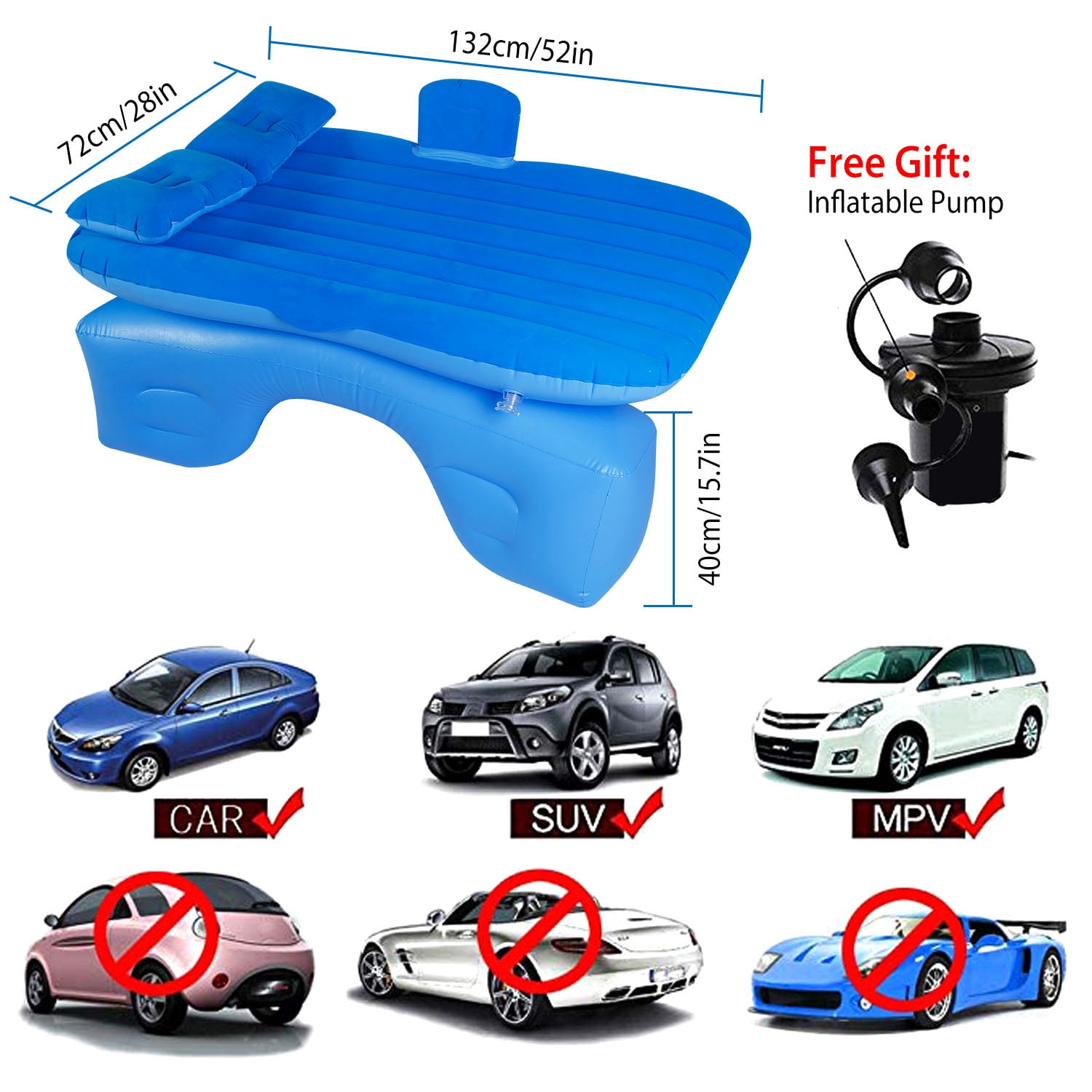 Universal Car Inflatable Inflatable Seat Cushion For Rear Travel, Camping,  And Sleeping Air Comfort Sleeping Pad Trunk From Emmaya_store, $71.48