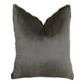 thumbnail image 4 of Plutus Tip Dyed Brown Faux Mink Handmade Throw Pillow - Dark & Brown - 18 x 18 in., 4 of 4