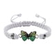thumbnail image 1 of Pulseras para mujer, regalos para mujer, pulsera para enamorados, pulsera tejida a mano para San Valentín, joyería para novias, pulsera con dije de mariposa., 1 of 2