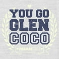 thumbnail image 2 of Women's Mean Girls You Go Glen Coco Racerback Tank Top White Heather X Small, 2 of 4