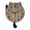 Brown, variant on Wall Clock Cat Decorative Clock Pendulum Wall Clock with a Cute Swinging Tail for Kids Room Bedroom Decor