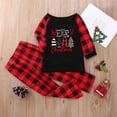 thumbnail image 1 of LSLJS Pyjamas de Noël Assortis pour la Famille, Ensemble de Pyjamas de Noël pour Enfants, Manches de Famille, Imprimé de Noël, Ensembles de Vêtements de Nuit à Carreaux Rouges et Pantalons pour les Fêtes, Ensemble de Vêtements de Nuit de Noël, 1 of 5