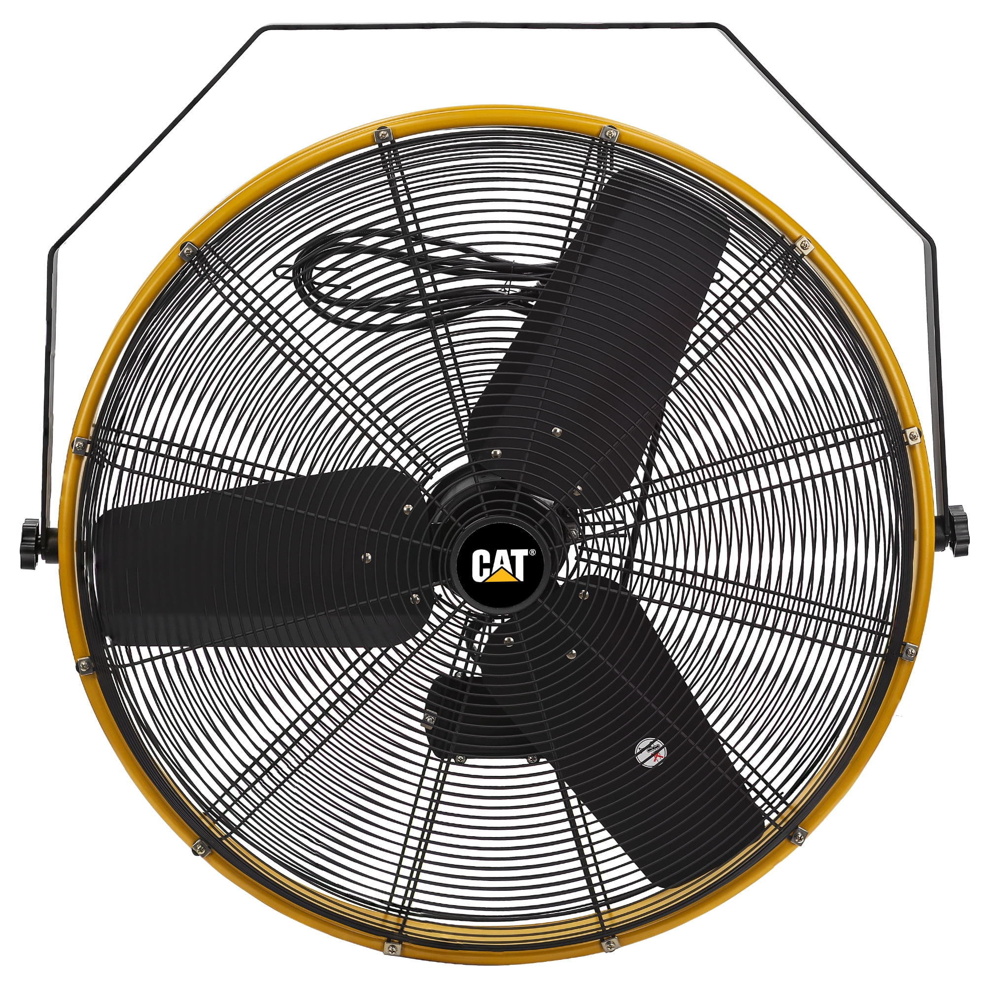 Caterpillar® fan 30" Indoor/Outdoor IPX4 Weatherproof High-Velocity Wall Mounted Shroud Fan, 8,900 CFM