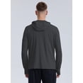 thumbnail image 3 of TRYSIL Men's UPF 50+ Sun Protection Hoodie Jacket Athletic Lightweight Full-Zip Long Sleeve Fishing Workout, 3 of 9