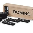 thumbnail image 6 of BESTSKY Wooden Boxed Black Dominoes Wooden Board Game Teaching Aids, 6 of 7