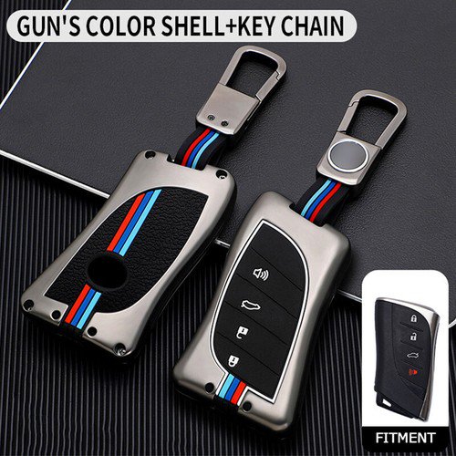Car Key Fob Cover Case Protector Zinc Alloy Remote Key Fob Case Cover For Lexus ES ES350 UX250 LS350 4 buttons